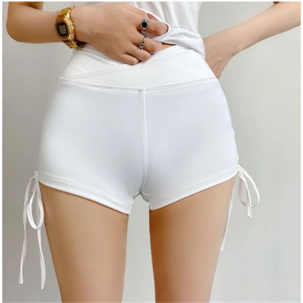Women High Waist Scrunch Butt Yoga Gym Shorts 7