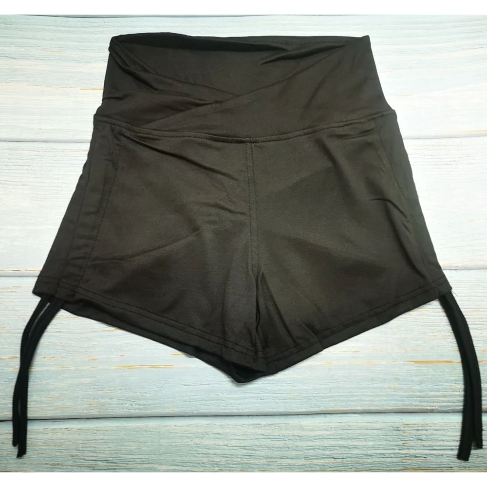 Women High Waist Scrunch Butt Yoga Gym Shorts 8