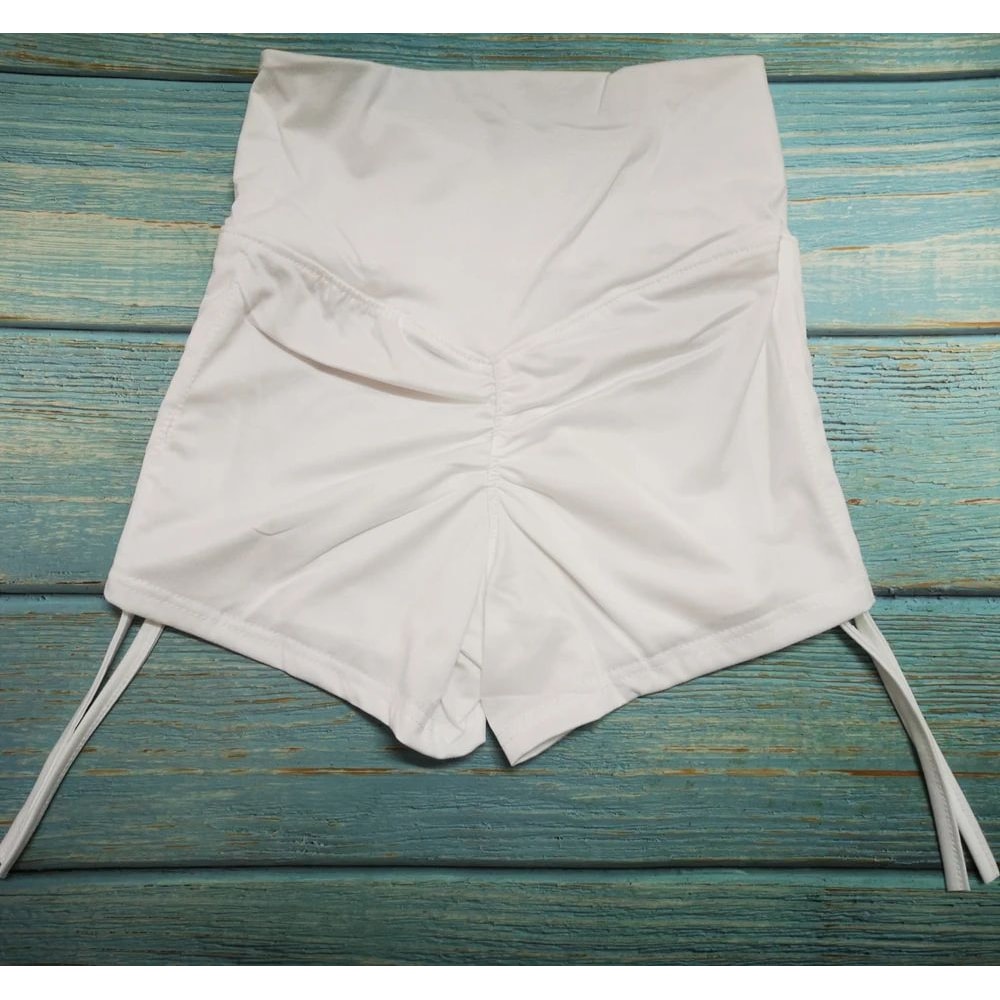 Women High Waist Scrunch Butt Yoga Gym Shorts 11