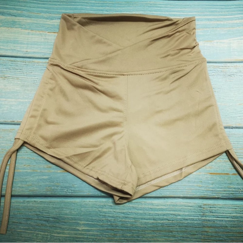 Women High Waist Scrunch Butt Yoga Gym Shorts 12