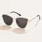 Women Cat Eye Metal Frame UV400 Fashion Sunglasses 3