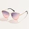 Women Cat Eye Metal Frame UV400 Fashion Sunglasses 4