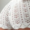 Women Hollow Knit Drawstring Beach Bikini Shorts 3