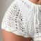 Women Hollow Knit Drawstring Beach Bikini Shorts 4