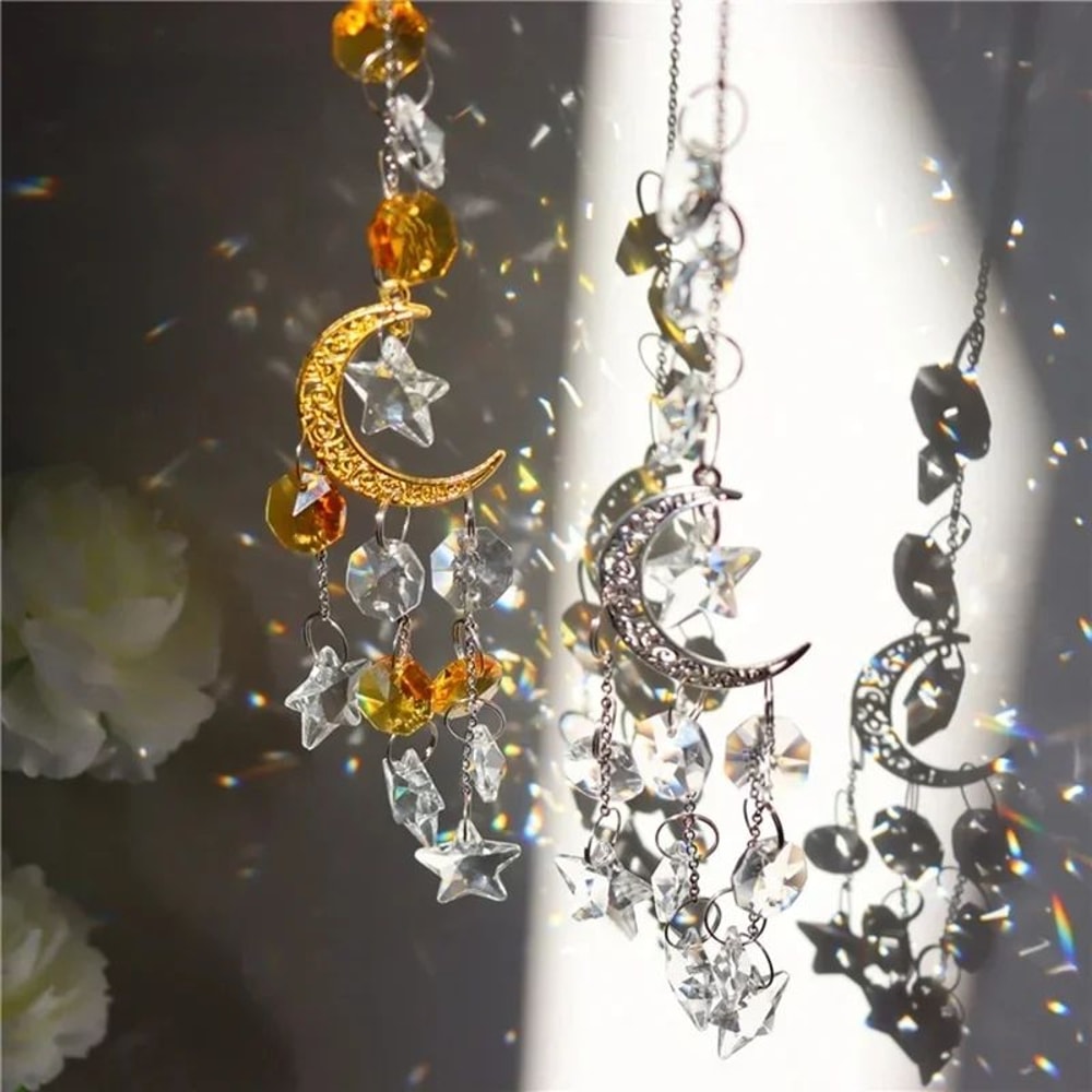Crystal Rainbow Sun Catcher Glass Prism Hanging Decor 1