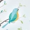 Frosted Privacy Window Film With Bird Decorative Decals 15