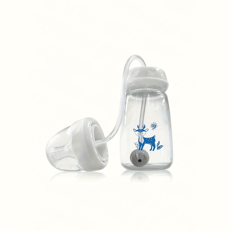 Self Feeding Baby Bottle Set For Independent Baby Drinking And Easier Feeding Routine 6