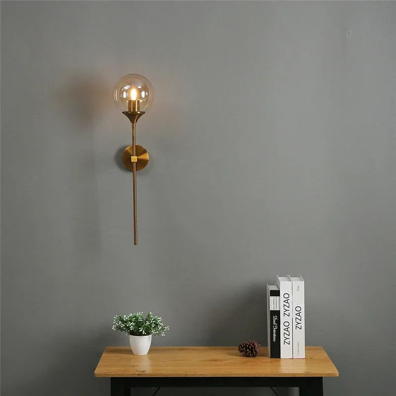 Nordic Long Arm LED Wall Lamp Modern Bedside Light 1