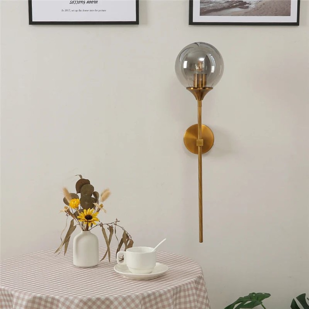 Nordic Long Arm LED Wall Lamp Modern Bedside Light 5