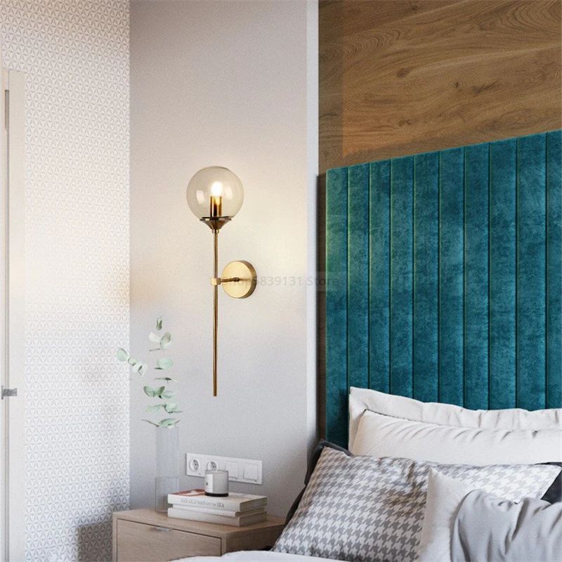 Nordic Long Arm LED Wall Lamp Modern Bedside Light 10