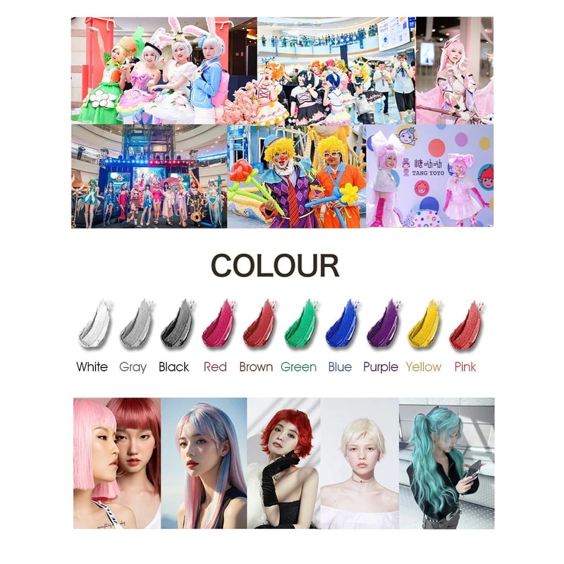 Sevich Temporary Hair Color Wax Washable Styling Cream 7