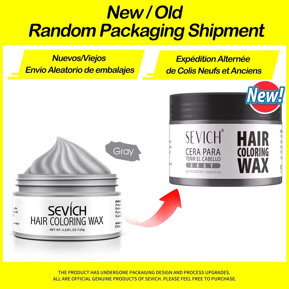Sevich Temporary Hair Color Wax Washable Styling Cream 12