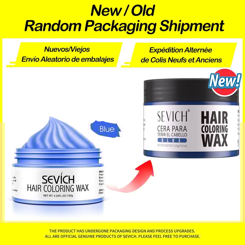 Sevich Temporary Hair Color Wax Washable Styling Cream 13
