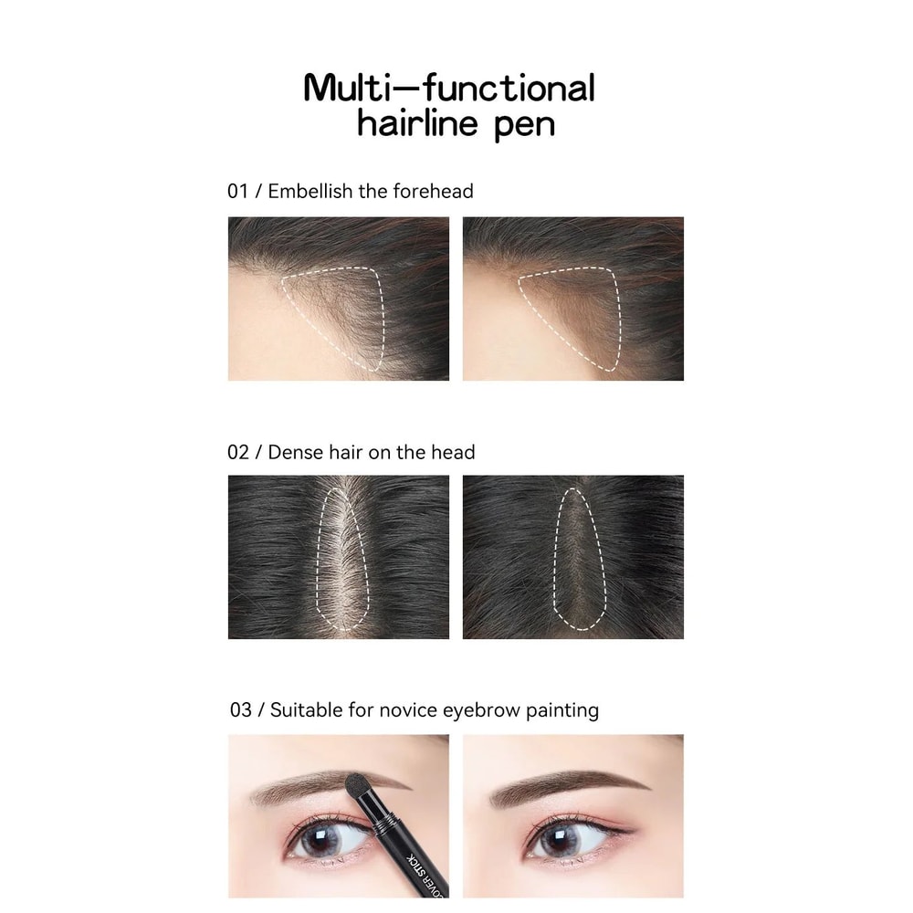 Hairline Root Cover Up Shadow Powder Stick Pen 9