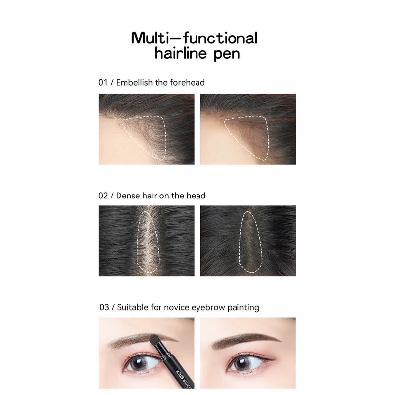 Hairline Root Cover Up Shadow Powder Stick Pen 9