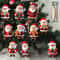 Christmas Wooden Gingerbread Man Tree Hanging Ornaments Set 0