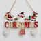 Christmas Wooden Hanging Ornament Merry Christmas Tree Pendant 5
