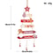 Christmas Wooden Hanging Ornament Merry Christmas Tree Pendant 9