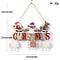 Christmas Wooden Hanging Ornament Merry Christmas Tree Pendant 12