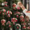12pcs Wooden Santa Hot Air Balloon Christmas Tree Ornaments 3