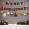 Merry Christmas Santa Snowman Paper Hanging Banner Decor 3
