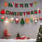 Merry Christmas Santa Snowman Paper Hanging Banner Decor 4