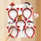 5pcs Christmas Santa Snowman Reindeer Party Headbands 2