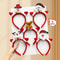 5pcs Christmas Santa Snowman Reindeer Party Headbands 2