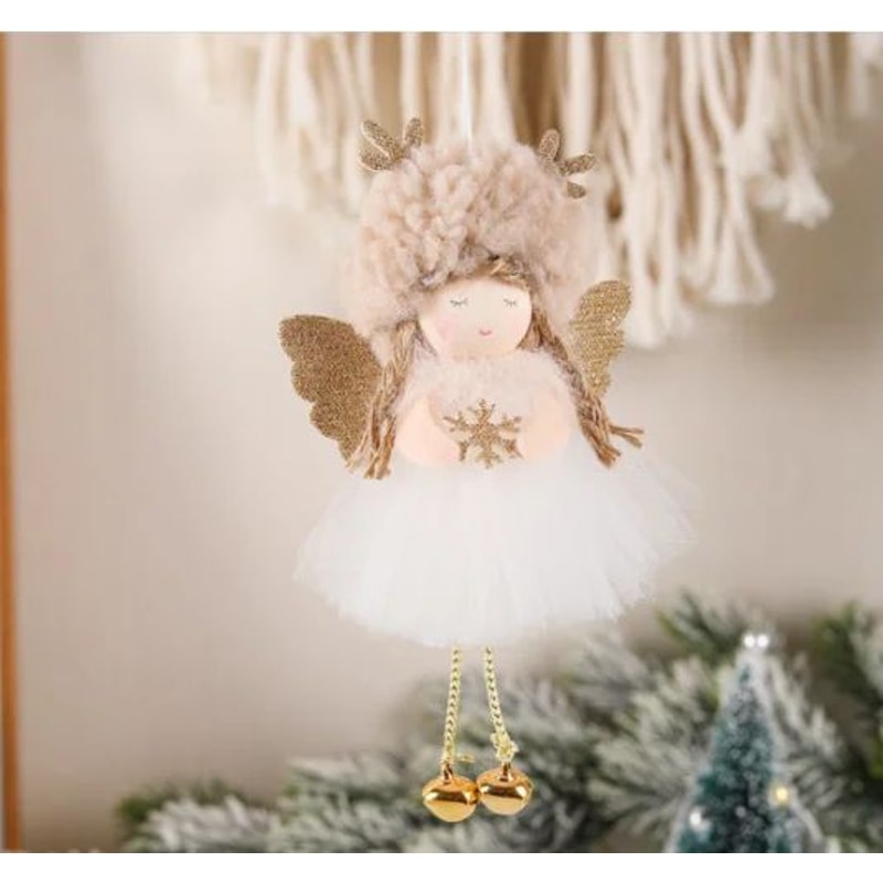 Cute Plush Angel Girl Christmas Tree Hanging Ornament 18