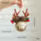 Christmas Bell Antlers Pinecone Hanging Ornament Decor 6