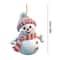 5pcs Acrylic Snowman Christmas Tree Hanging Ornaments 6