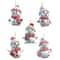 5pcs Acrylic Snowman Christmas Tree Hanging Ornaments 9