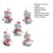 5pcs Acrylic Snowman Christmas Tree Hanging Ornaments 12