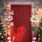 2pcs Santa Snowman Christmas Door Hanging Banner Decor 2