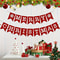 16pcs Christmas Non Woven Bunting Flag Decoration Set 5