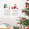 4pcs Santa Reindeer Christmas Light Switch Wall Stickers 1