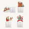4pcs Santa Reindeer Christmas Light Switch Wall Stickers 4
