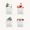 4pcs Santa Reindeer Christmas Light Switch Wall Stickers 5