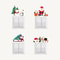 4pcs Santa Reindeer Christmas Light Switch Wall Stickers 5