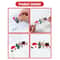 4pcs Santa Reindeer Christmas Light Switch Wall Stickers 8