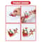 4pcs Santa Reindeer Christmas Light Switch Wall Stickers 9