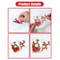 4pcs Santa Reindeer Christmas Light Switch Wall Stickers 9