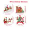 4pcs Santa Reindeer Christmas Light Switch Wall Stickers 11