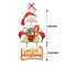 Christmas Door Hanging Paper Banner Santa Snowman Car Decor 3