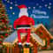 95FT LED Inflatable Santa Reindeer Christmas Yard Decoration 2