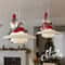 Santa Claus Christmas Curtain Window Pendant Light Decoration 0