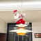 Santa Claus Christmas Curtain Window Pendant Light Decoration 2