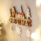 Wooden Santa Snowman Reindeer Christmas Door Hanging Sign 1