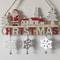 Wooden Santa Snowman Reindeer Christmas Door Hanging Sign 3