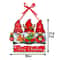 Merry Christmas Santa Snowman Door Hanging Ornament 9